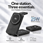 daytavo 3-in-1 Foldable Magnetic Charging Station