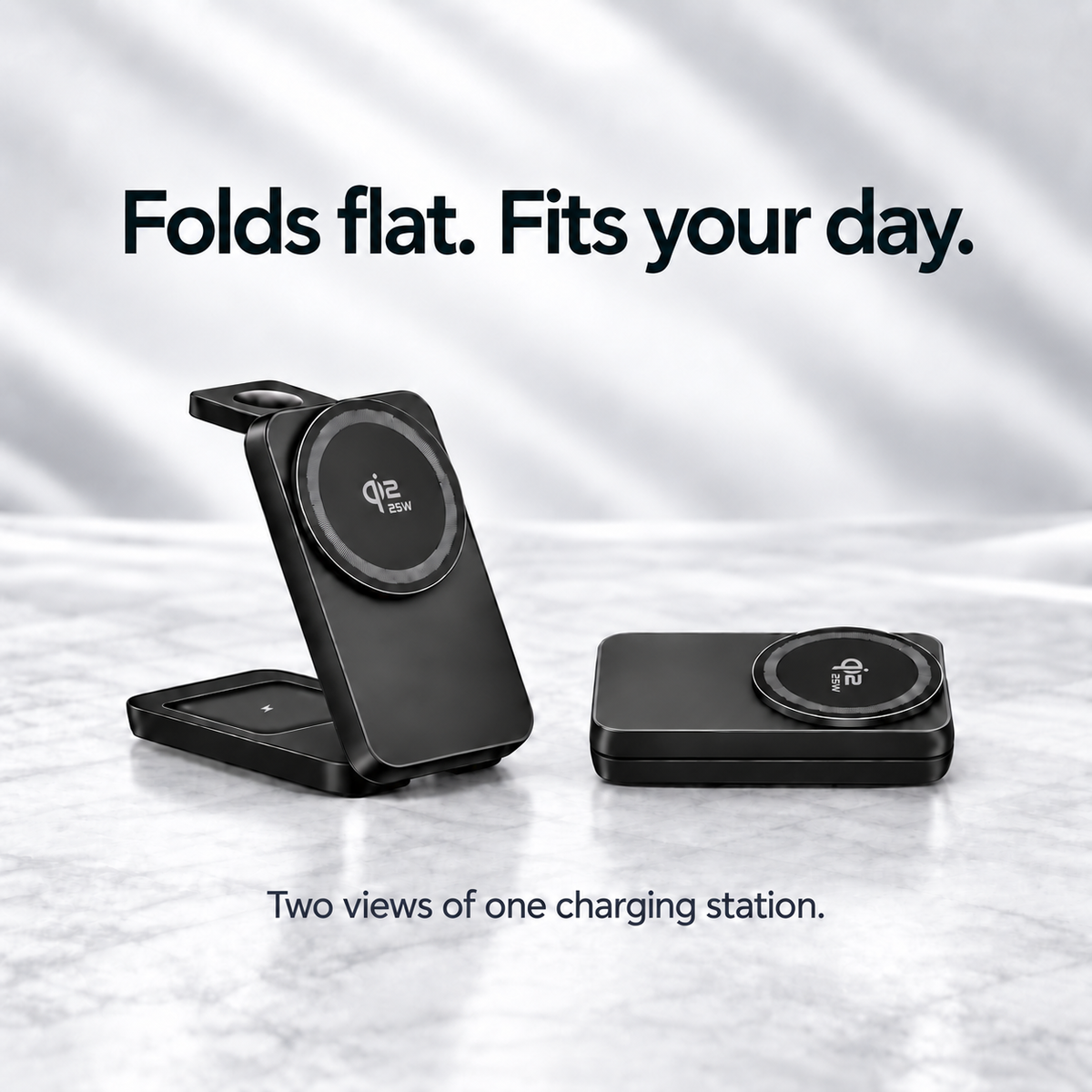 daytavo 3-in-1 Foldable Magnetic Charging Station